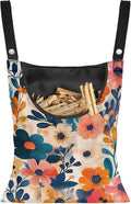 Colorful Gorgeous Flowers Rotatable Clothespin Storage Bag by CREAMIC