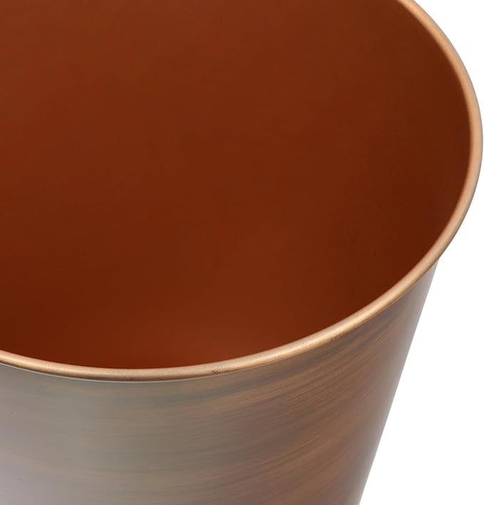 happimess HPM1113B Nolan Modern Classic Smooth Steel 2-Gallon Wastebasket - Image 5