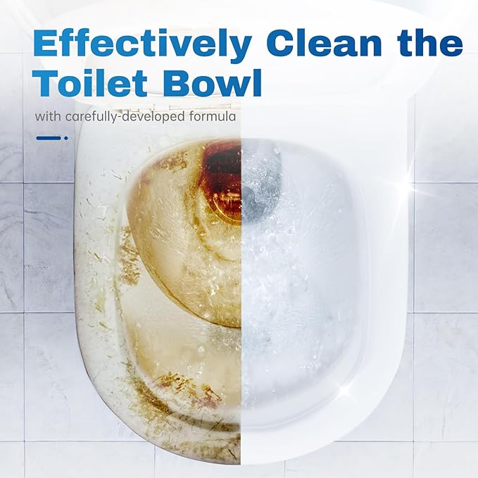 Vacplus Toilet Bowl Cleaner Tablets 30 PACK, Automatic Toilet Bowl Cleaners - Image 3