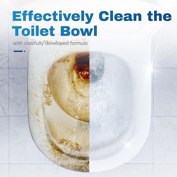 Vacplus Toilet Bowl Cleaner Tablets 50 PACK, Automatic Toilet Bowl Cleaners - Image 3