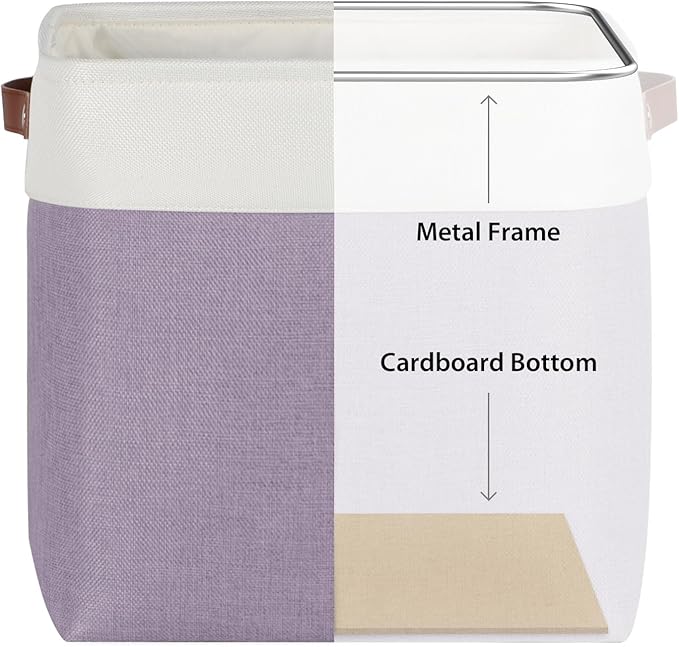 Univivi 13 x 13 x13 Cube Storage Baskets Storage Bins - Image 3