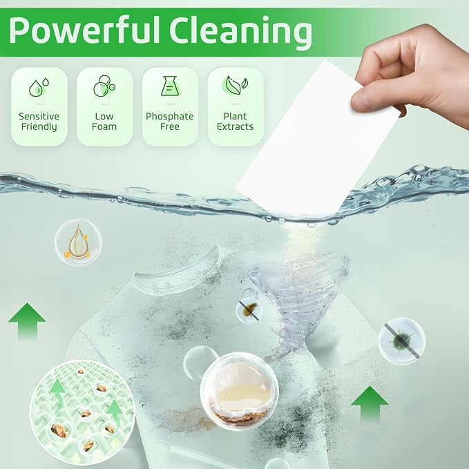 Poesie Laundry Detergent Sheets Fresh Scent 320 Sheet Liquidless Soap Sheets - Image 4