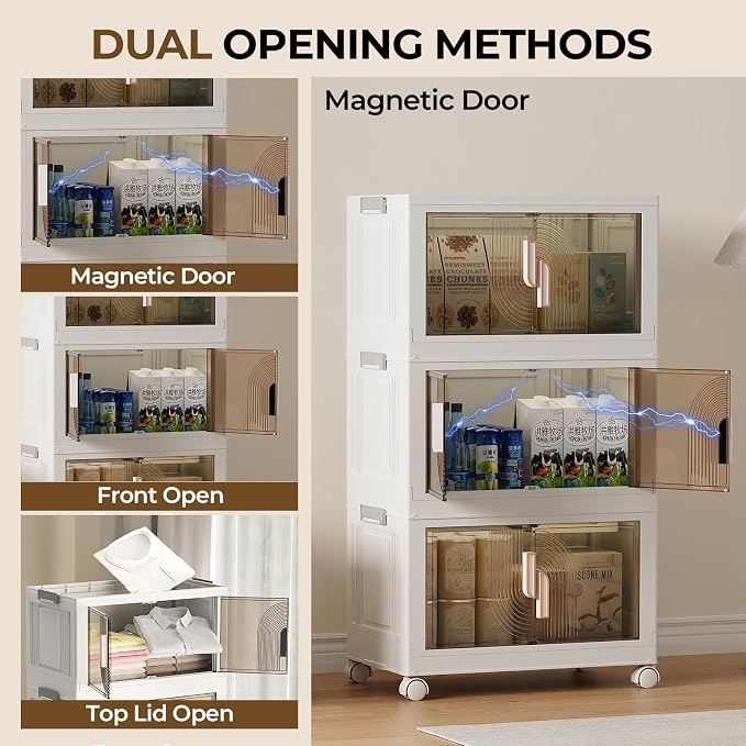 Elegant 4 Tiers Stackable Storage Bins - Image 5