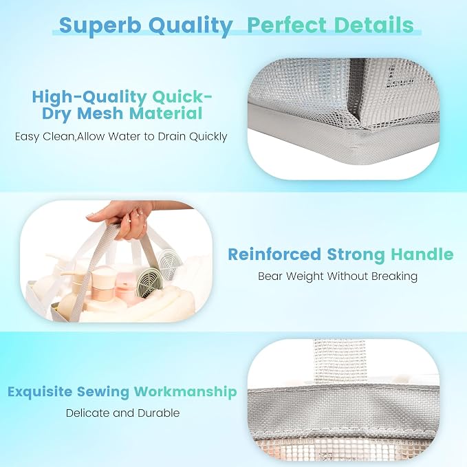 Shower Caddy for College Dorm Room Essentials for Girls - Image 3