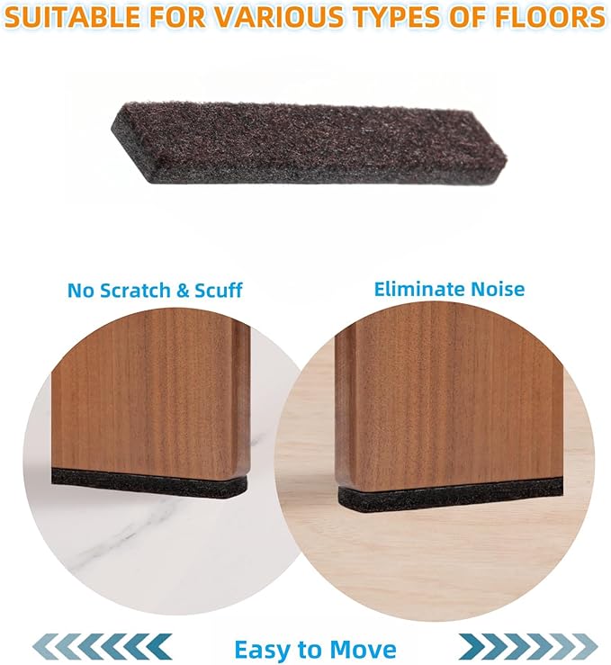 Furnigear Felt Strips with Adhesive Backing - Image 3