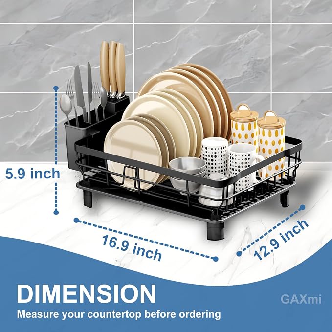 GAXmi Dish Drying Rack Over The Sink Drainer - Image 5