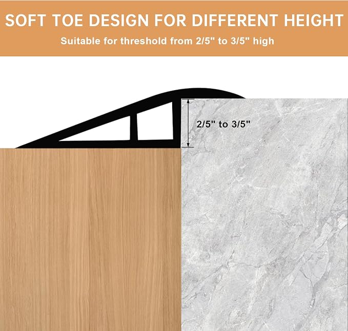 Vinyl Door Threshold Flooring Transition Strip Self Adhesive Carpet Edging Strip - Image 5