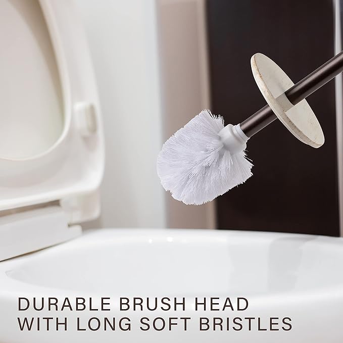 Creative Scents Rustic Luxe Toilet Brush and Holder Set - Image 5