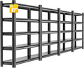 4 Pieces Garage Shelving, Heavy Duty Sturdy Steel Thickened Metal Shelves by HzdbhdGarageShelving
