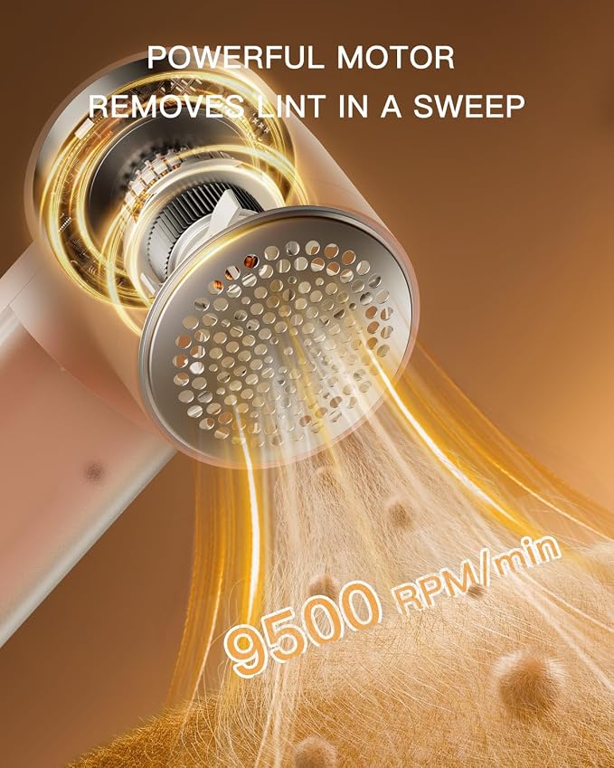 Electric Lint Remover and Fabric Shaver, Rechargeable Clothes Shaver - Image 4