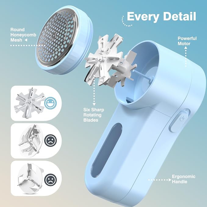Fabric Shaver Lint Shaver, Electric Lint Remover - Image 2