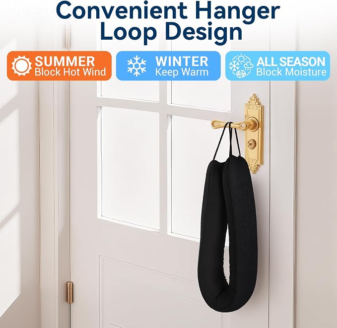 Door Draft Stopper for Bottom of Door, 36’’ Heavy Duty Under Door Draft Blocker - Image 6