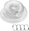 Hon&Guan 4" x 20' Dust Collection Hose, Flexible Clear Odorless PVC Dust by HonGuan