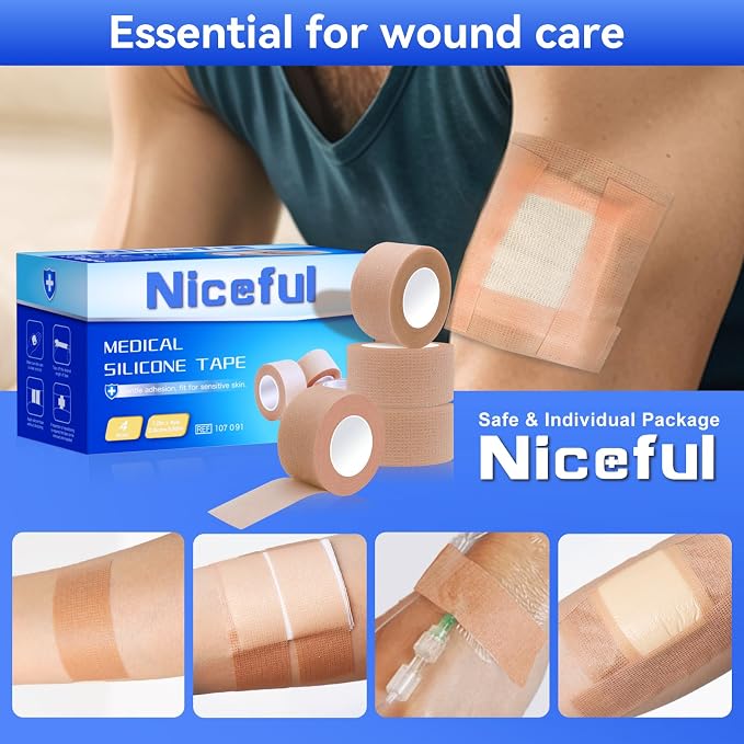 4 Rolls Medical Tape 1" x 4 Yard - Image 3