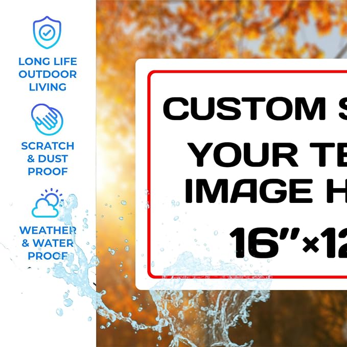 Custom Aluminum Weatherproof Metal Sign - Image 3