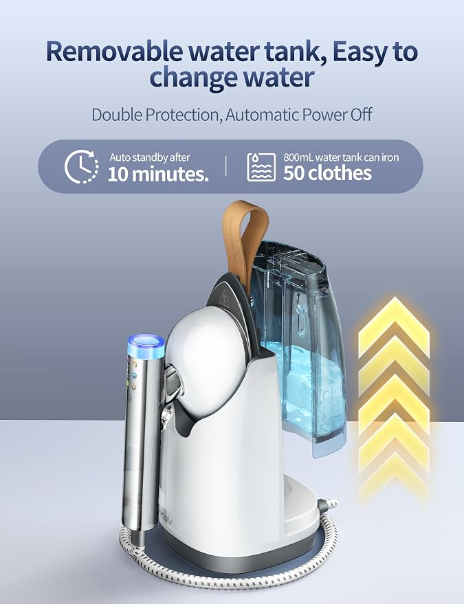 Sundu 1500W Professional Garment Steamer, 2-in-1 Vertical & Handheld - Image 7
