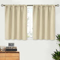 BGment Beige Blackout Curtains 36 Inches Length by BGment