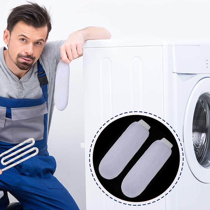 Boao 5 Pieces Nylon Lint Traps for Washing Machine Discharge Hose Lint Traps - Image 3