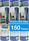 Leo 10-Inch Wide Lint Roller Refills, 3 Rolls by Leo