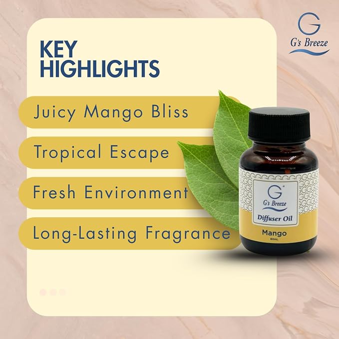 G's Breeze Mango Diffuser Oil Refill - Image 4