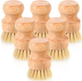 Nuenen 60 Packs Bamboo Dish Scrub Brushes Wooden Scrubbers Set Kitchen by Nuenen