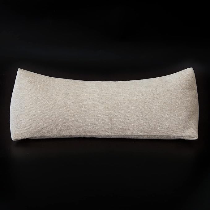 Buckwheat Neck Support Pillow Cervical Neck Cylinder Bolster Pillow, Buckwheat by GLORYSEASON