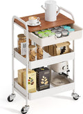 TOOLF 3-Tier Metal Utility Rolling Cart by TOOLF