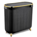 Bathroom Trash Can with Lid 3.1 Gallon Narrow Trash Can Small Plastic Trash Bin by Supteron