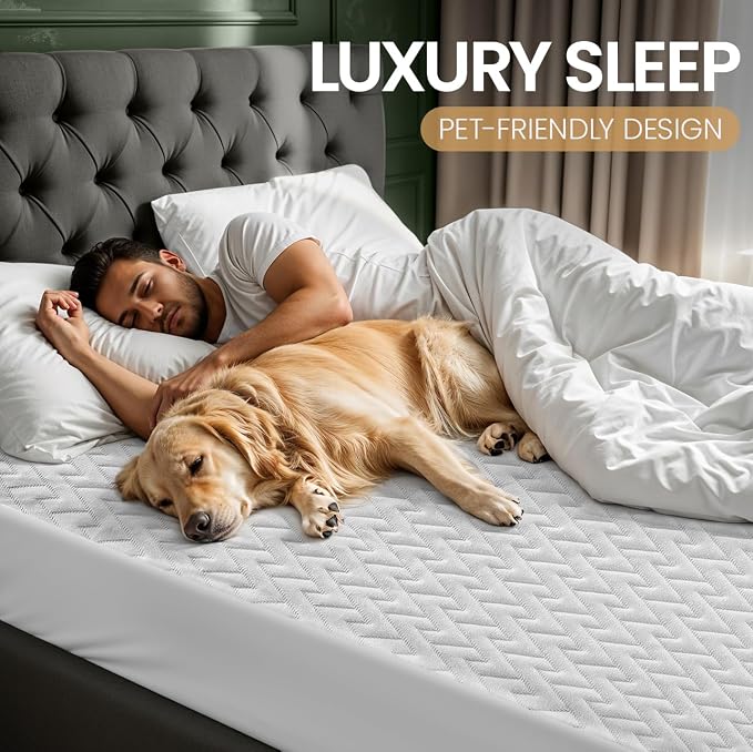Utopia Bedding Waterproof Mattress Protector Twin XL Size, Premium 3D Air Soft - Image 5