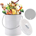 Compost Bin for Kitchen Counter, LALASTAR Small Metal Compost Bin Indoor by LALASTAR