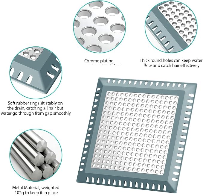Hair Catcher/Drain Strainer/Shower Drain Cover - Image 3