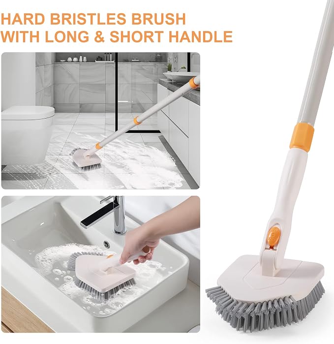 3 in 1 Shower Scrubber Cleaning Brush - Image 3