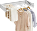JOOM Laundry Drying Rack Collapsible, Wall Mounted Clothes Drying Rack by JOOM