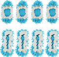 8 Pcs Mop Slippers Socks Floor Cleaning, Microfiber Shoe Covers dust Washable by WellMall
