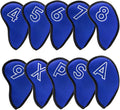 Montela Golf Iron Covers, Golf Iron Head Covers Mesh Golf Iron Covers Set 10pcs by montelagolf