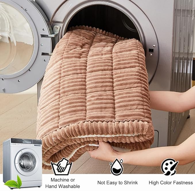 Couch Cover for Dogs Washable, Fuzzy Pet Couch Covers for 2 Cushion Sofa Pet - Image 4