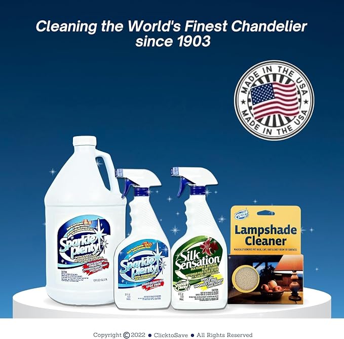 Sparkle Plenty Chandelier Cleaner Drip Dry Spray No Wipe - Image 5