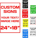 Personalized signs, Aluminum Weatherproof Metal Sign, Optional reflective by Repaly
