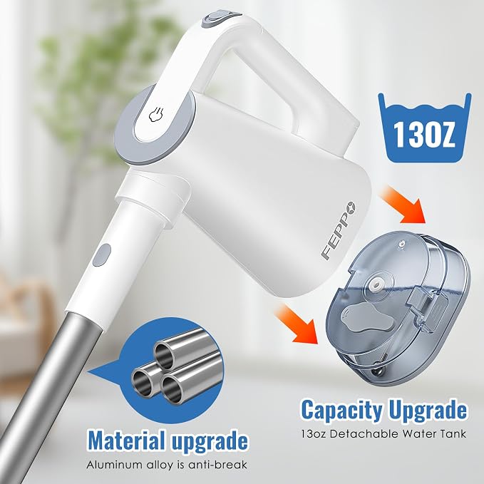FEPPO Steam Mop with Detachable Handheld Steam Cleaner - Image 8