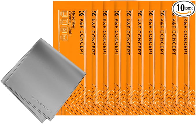 K&F Concept 10 Pack Microfiber Cleaning Cloths by KFCONCEPT