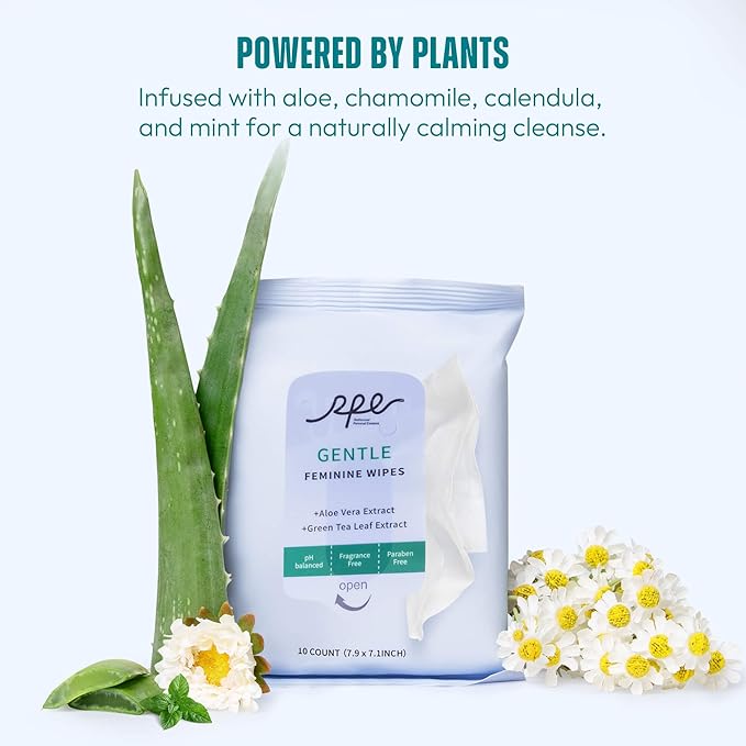 Large Feminine Wipes for Women, pH Balanced Soft Gentle Soothing Unscented - Image 5