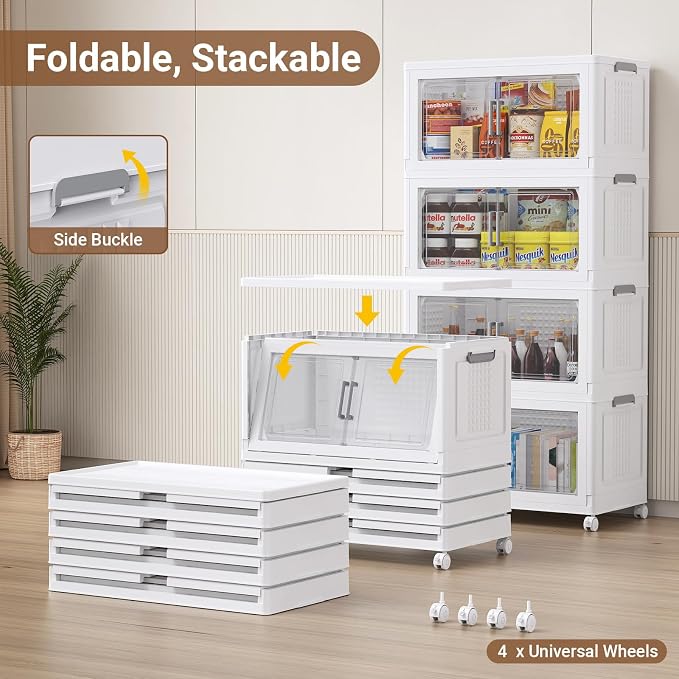BROVIEW 324 Qt Plastic Storage Bins - Image 3