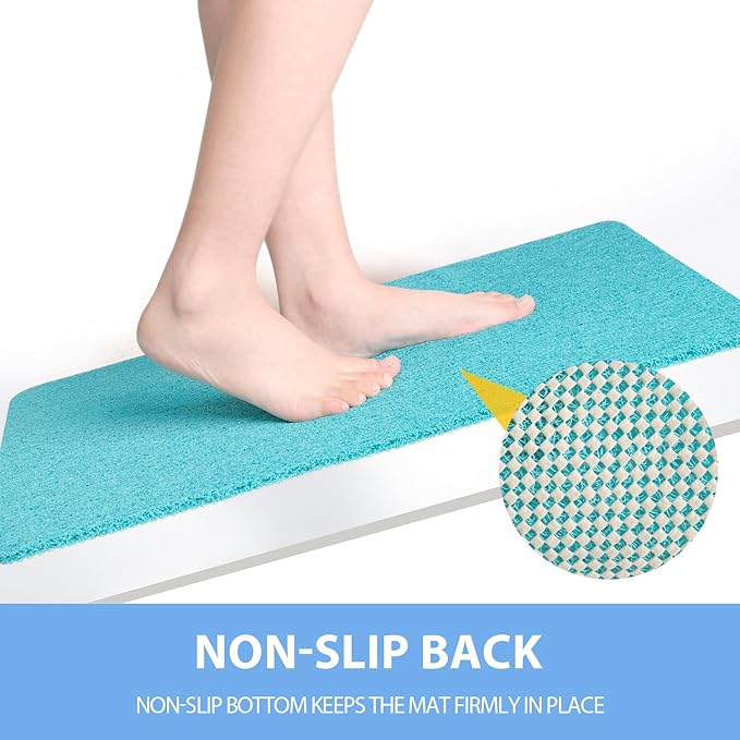 Non-Slip Bathtub Mat, Anti Slip Shower Mat, Fast Drying Bathtub Mats, Foot - Image 3