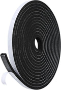 Weather Stripping Door Seal Strip- 1/2 Inch X 1/4 Inch X 16Feet, Strong Adhesive by Amzjjle