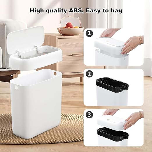 funest Bathroom Small Trash Can - Image 4