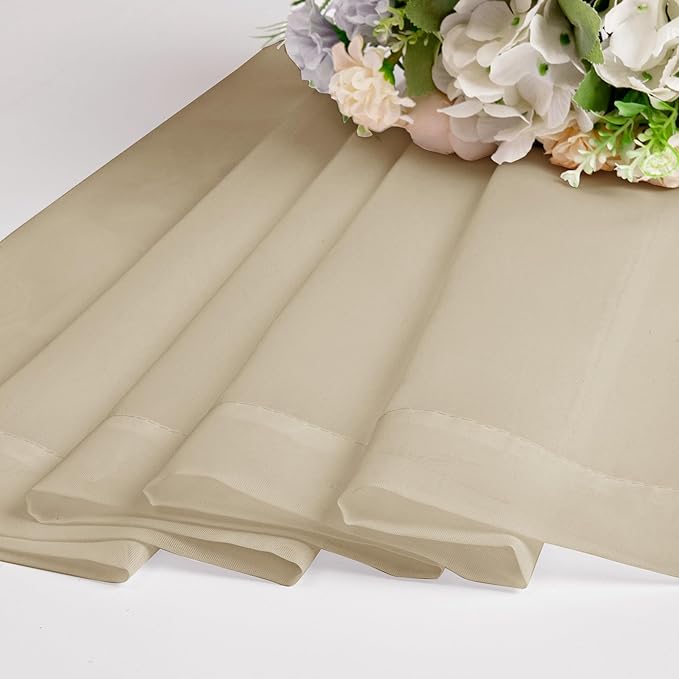 Chyhomenyc Sheer Taupe Valances - Image 7