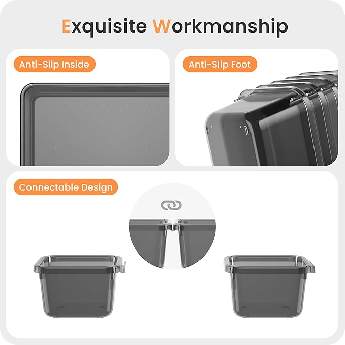 【Military Grade】 Drawer Organizer, 【】 Clear Makeup organizer - Image 8