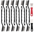 48 Pcs Mini Stainless Steel Wire Brush Set, Wire Scratch Brush by Unknown