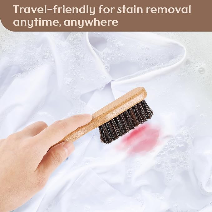 3 Pcs Wood Laundry Stain Brush Stain Remover Brushes - Image 5