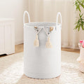 Laundry Basket, Woven Cotton Rope Laundry Hamper, 40L by Artfeel